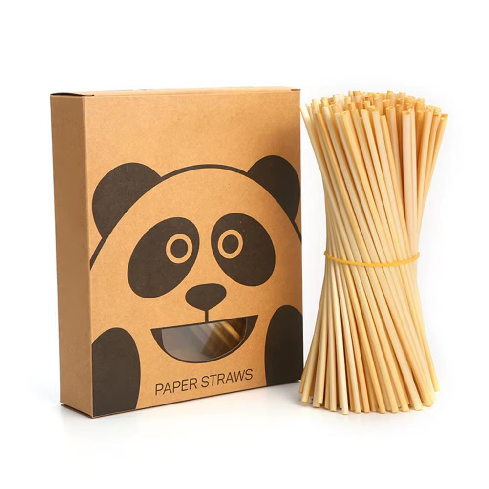 300 Pcs Eco-Friendly Bamboo Straws - Reusable, Biodegradable, and Chemical-Free for All Your Party Needs