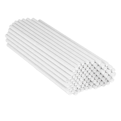 100 Pcs Eco Friendly Vintage Kraft Paper Disposable Straws