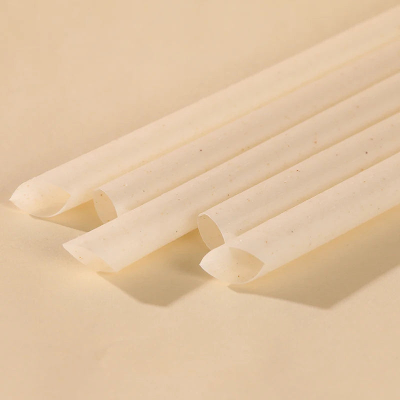 Sustainable and Compostable Corn Starch Straws - Healthy for You and the Planet，100Pack