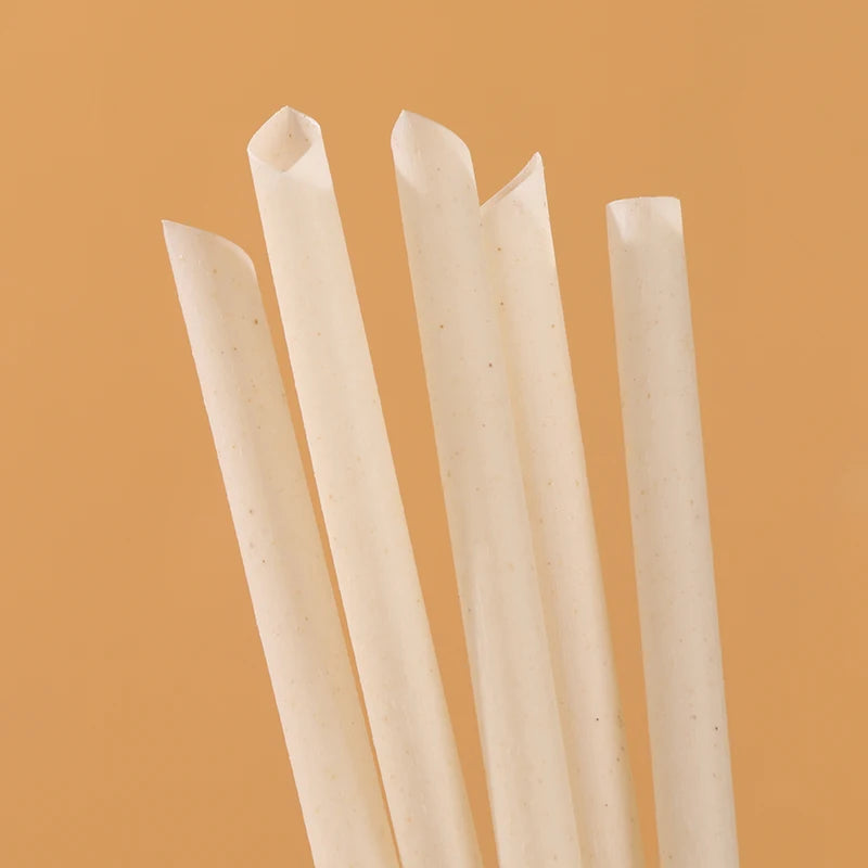 Sustainable and Compostable Corn Starch Straws - Healthy for You and the Planet，100Pack