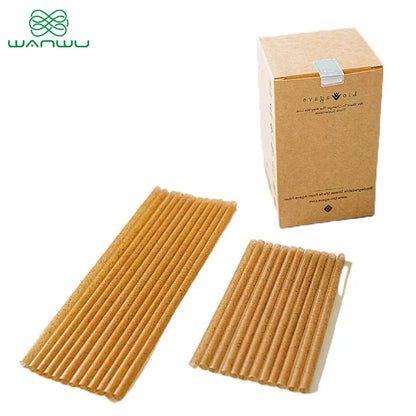 Sugarcane Straws 6mm Natural 100pcs