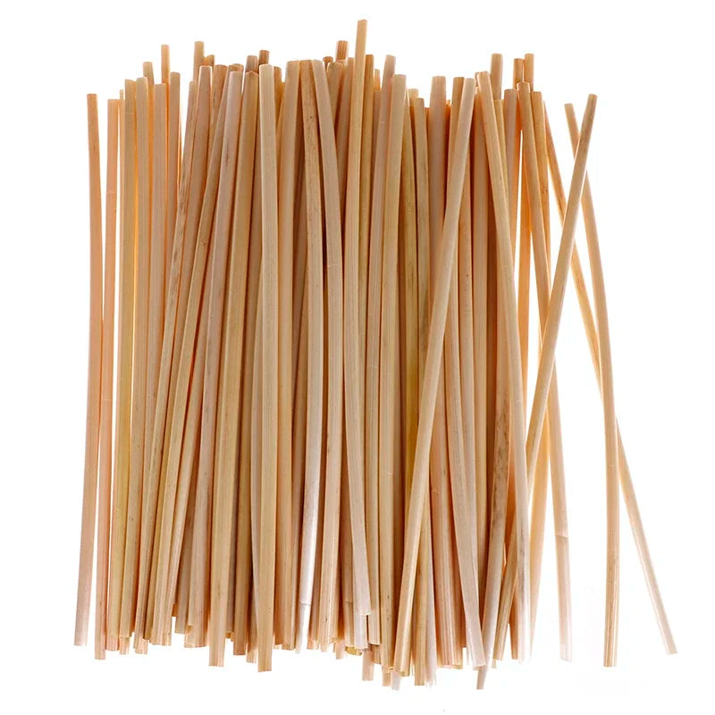 Wheat Straws Disposable  Natural 100pcs