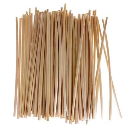 Wheat Straws Disposable  Natural 100pcs